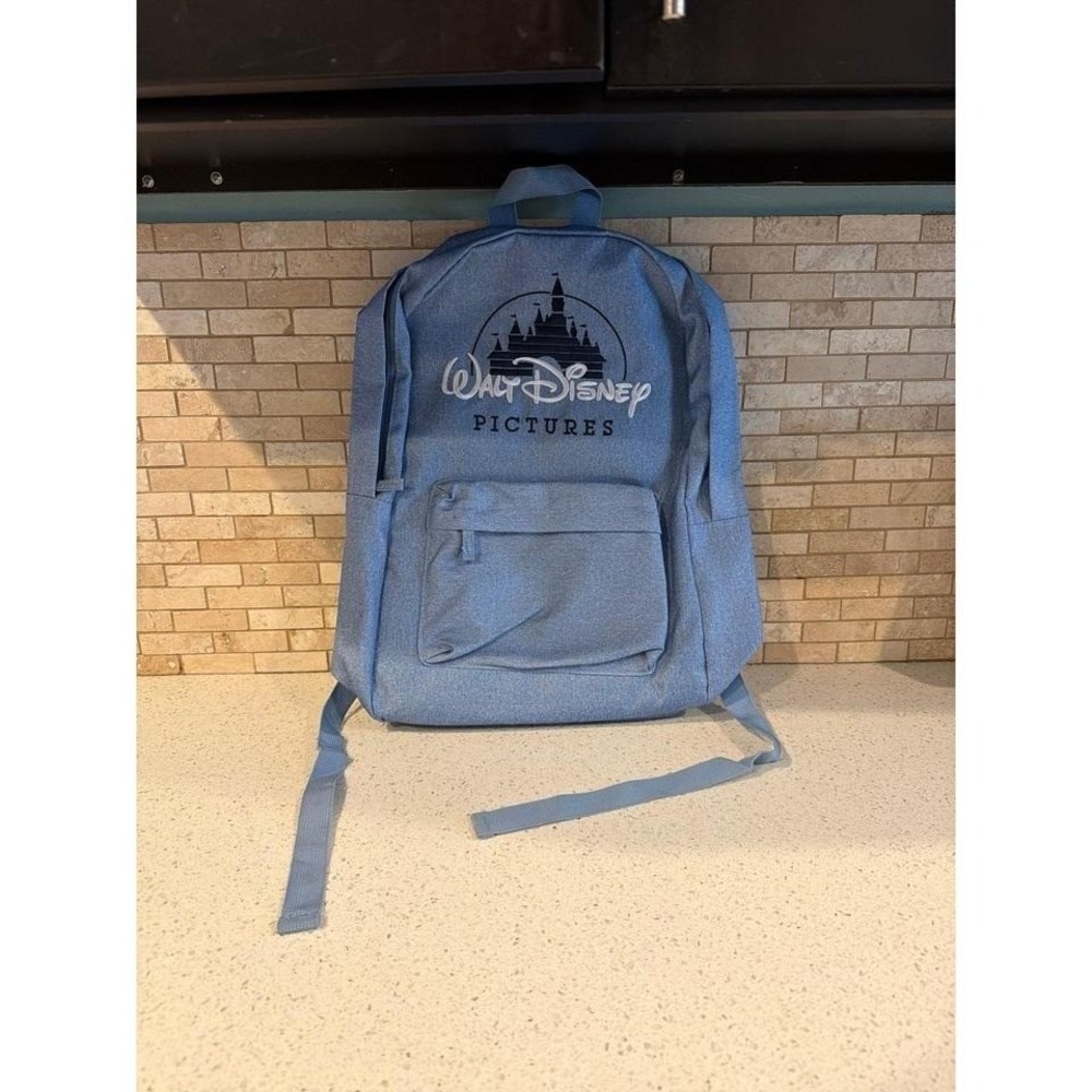 Disney Pictures Backpack Blue Embroidered Limited‎ Edition